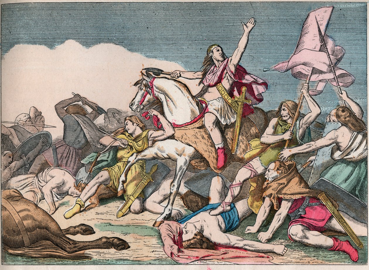 Die Schlacht von Tolbiac, Clovis