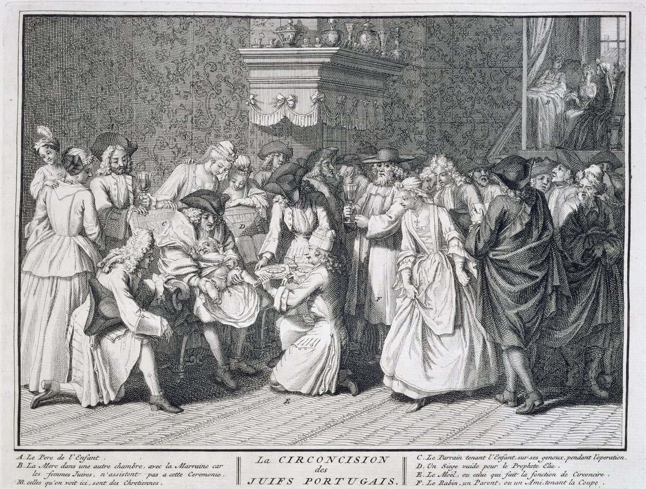 Die Beschneidungszeremonie von French School