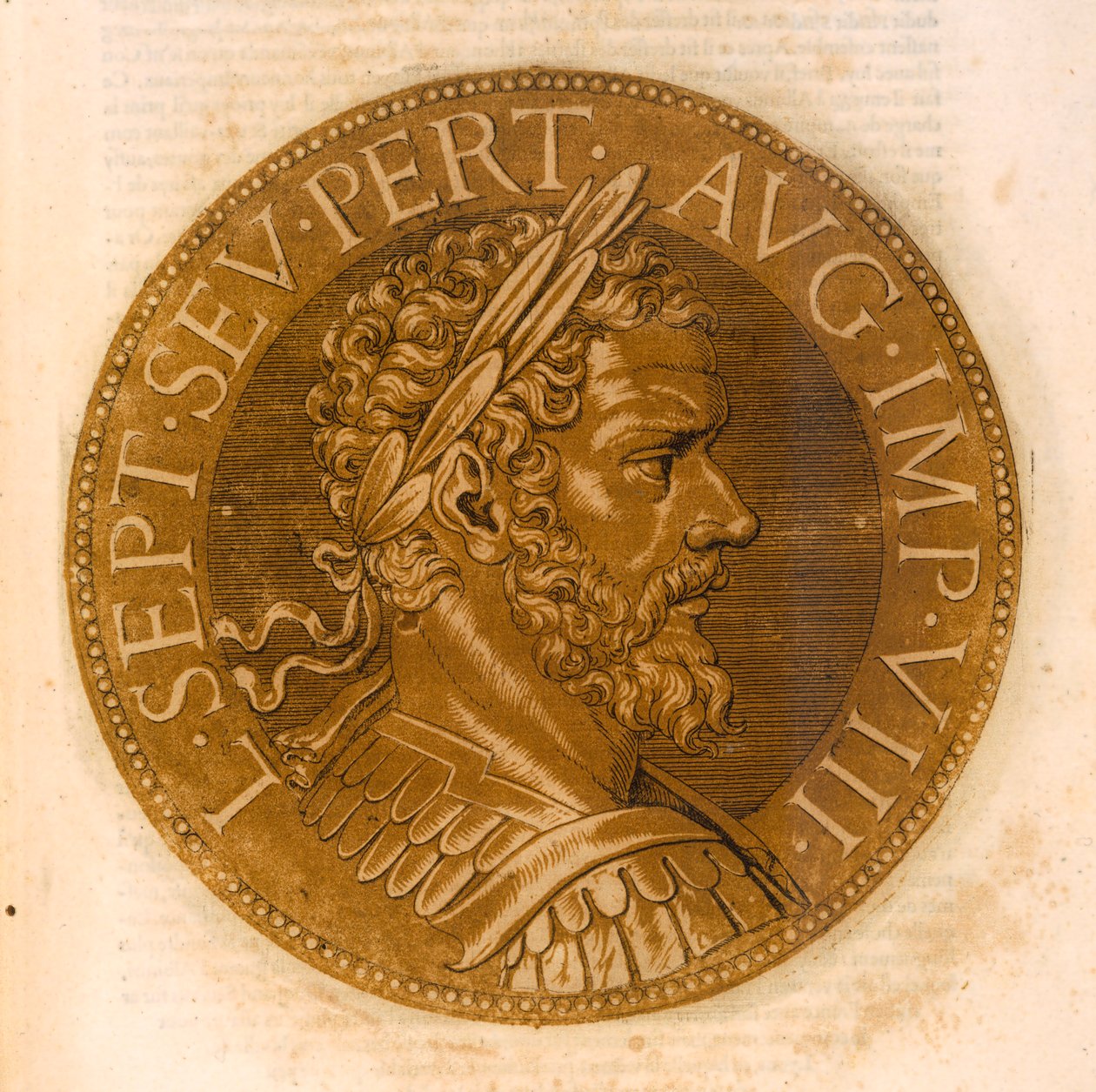 Der Kaiser Lucius Septimus Severus von French School