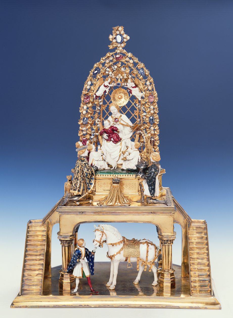Das goldene Pferd von Altötting von einem burgundischen Goldschmied, um 1405 von French School