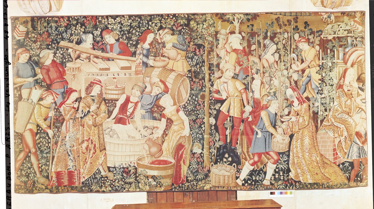 Die Weinlese, aus der Werkstatt an den Ufern der Loire von French School