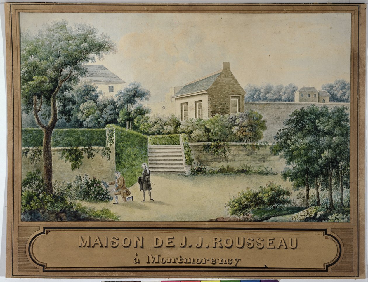 Die Einsiedelei in Montmorency von French School