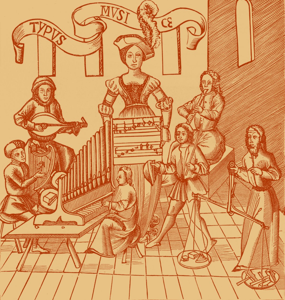Die Personifikation der Musik von French School