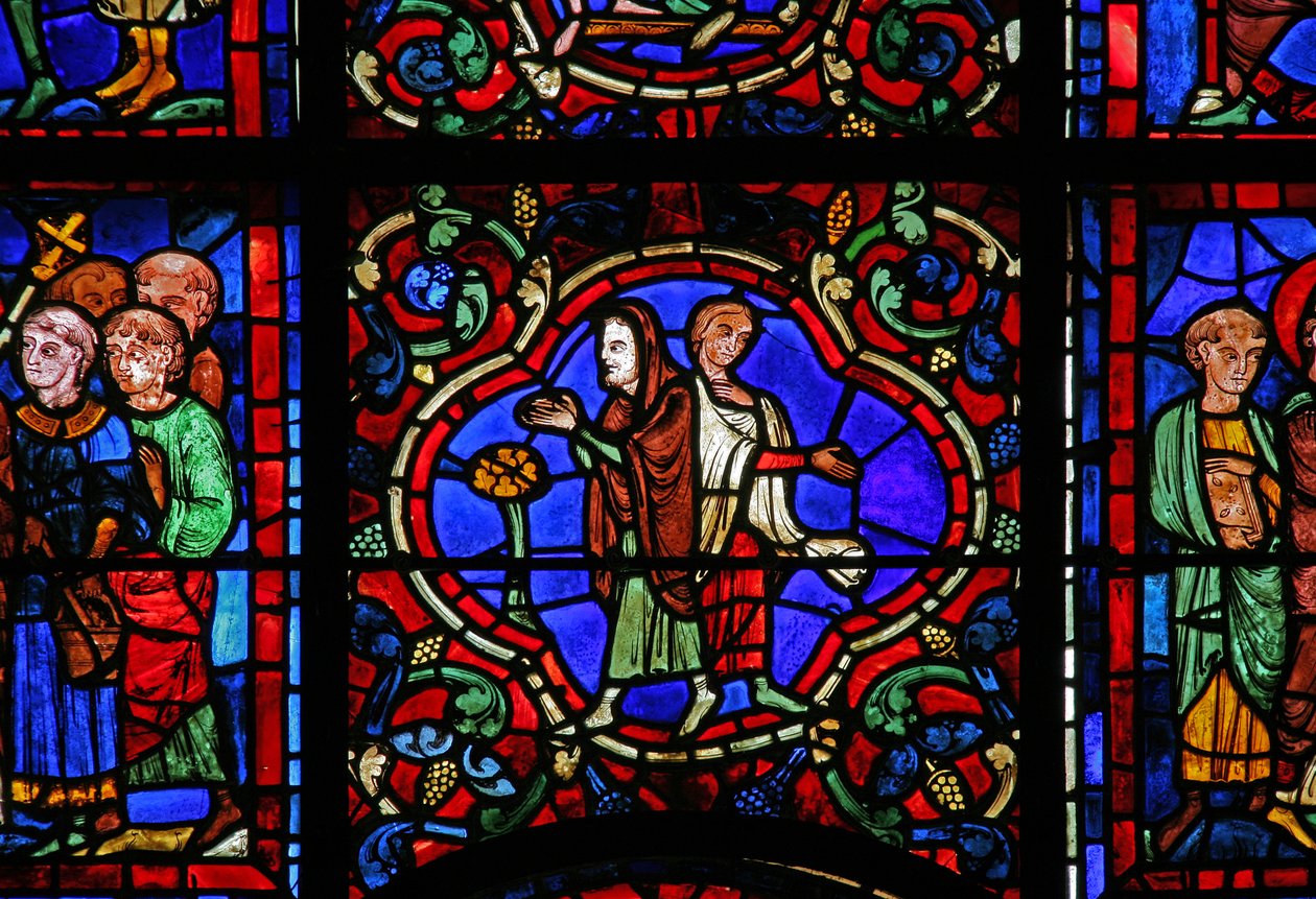 Das St. Martin Fenster: Dekorativ von French School