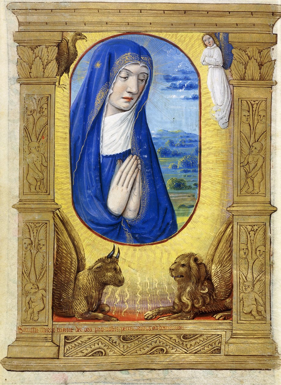 Die betende Jungfrau, ca. 1500 von French School