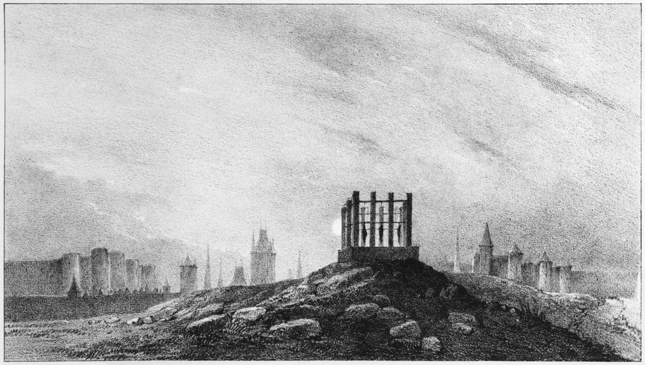 Der Galgen von Montfaucon von French School