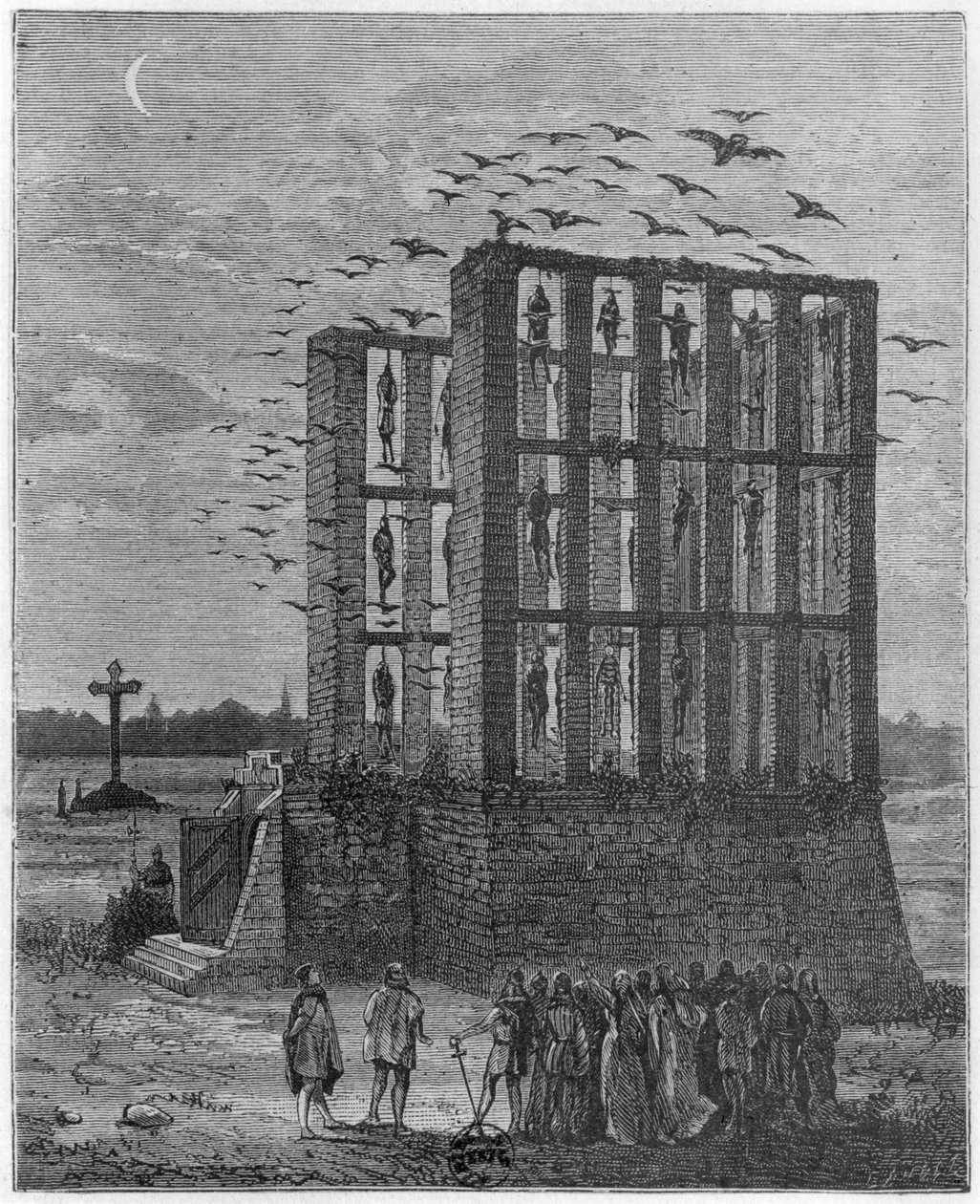 Der Galgen von Montfaucon von French School