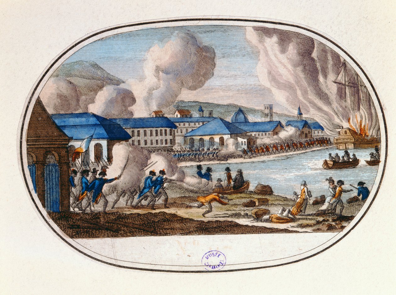Der letzte Tag der Belagerung von Toulon, 18. Dezember 1793 von French School