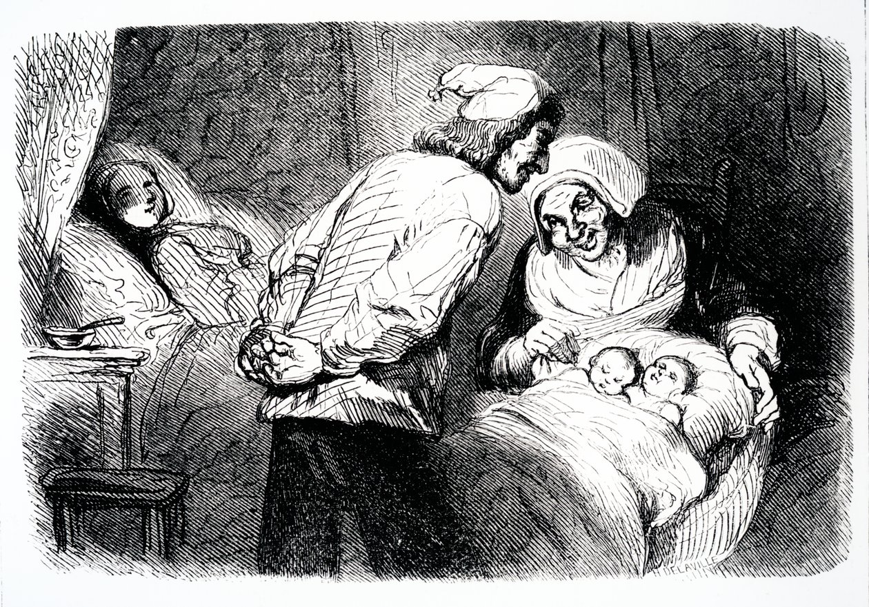 Titelseite von Die kleine Fadette von George Sands, 1852 von French School