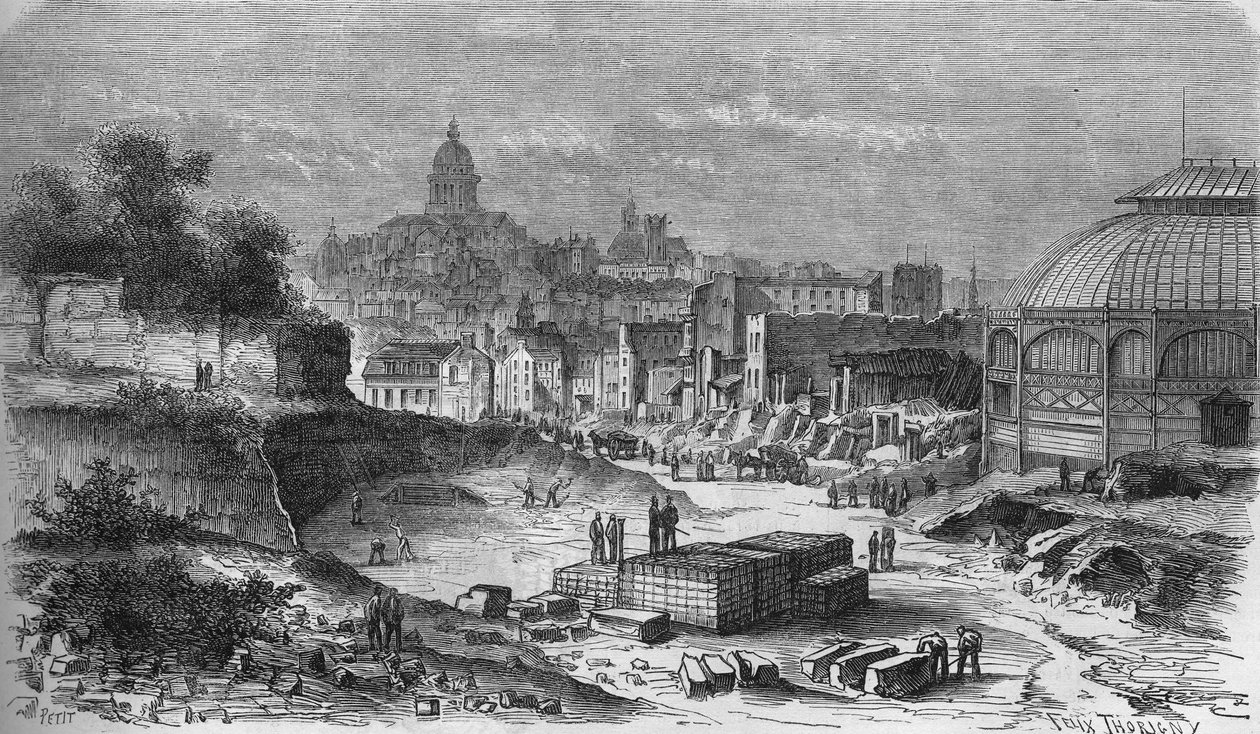 Transformationen von Paris unter dem Zweiten Kaiserreich, Paris haussmannien: Bau des Place d