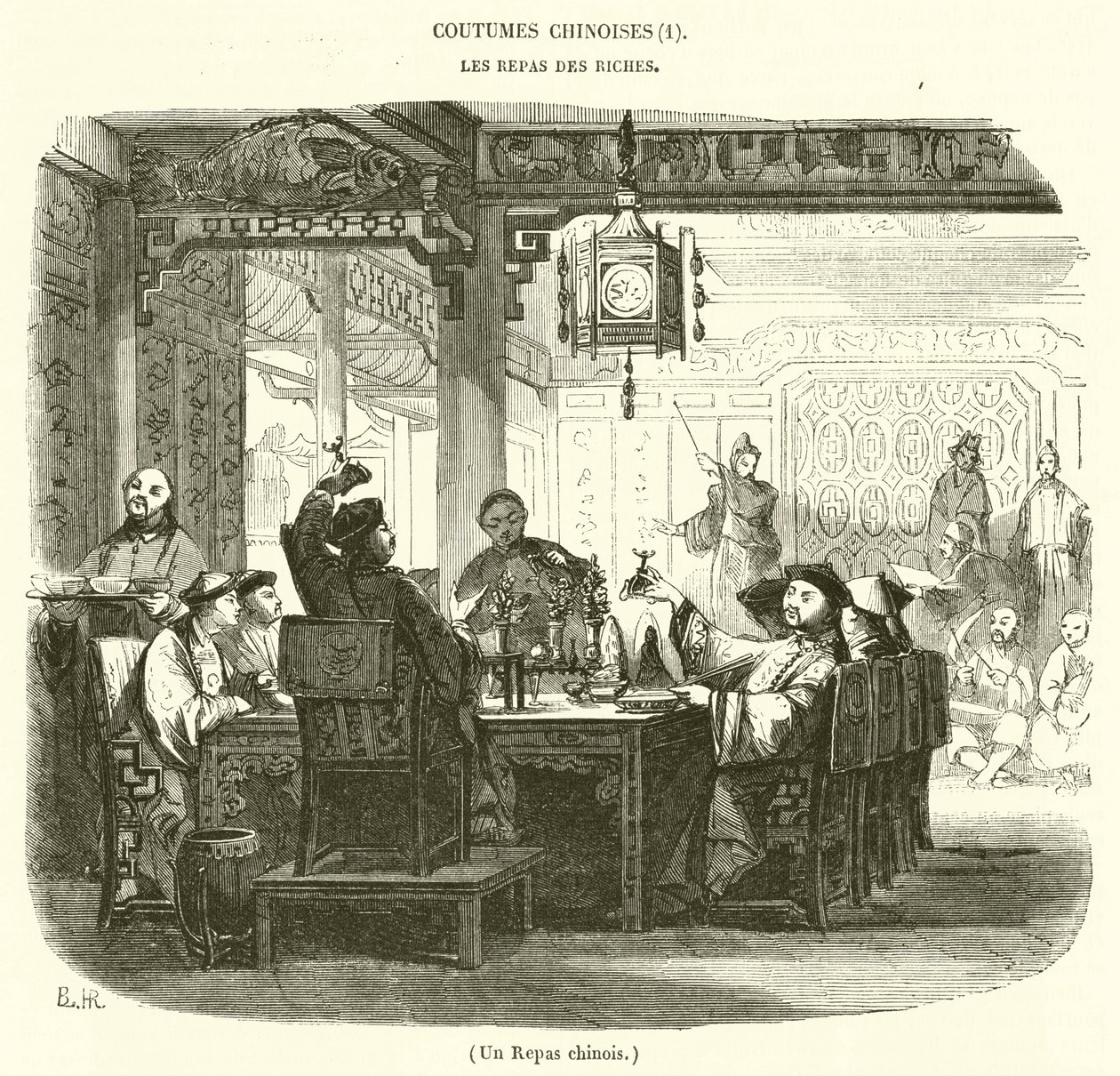 Ein chinesisches Mahl von French School