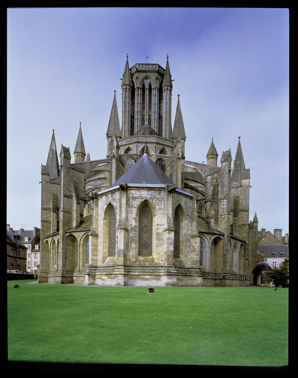 Blick auf die Kathedrale von Coutances vom Osten von French School