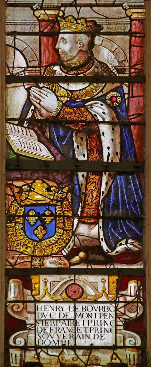 Fenster mit Henri de Bourbon von French School