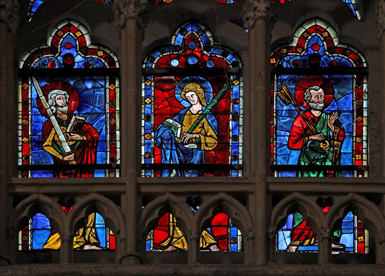 Fenster w101, den Heiligen Paulus, den Heiligen Judas und den Heiligen ...
