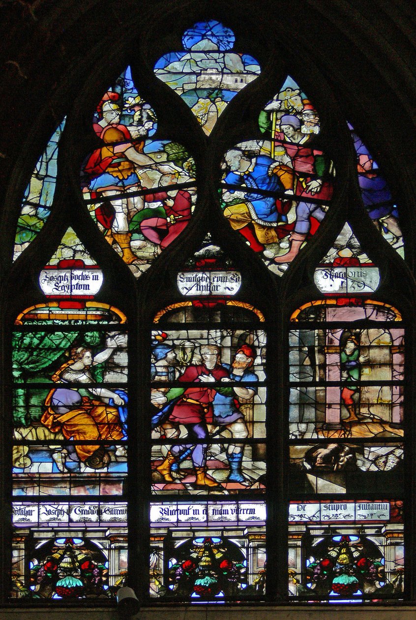Fenster w107, Szenen aus dem Leben von Joseph von French School