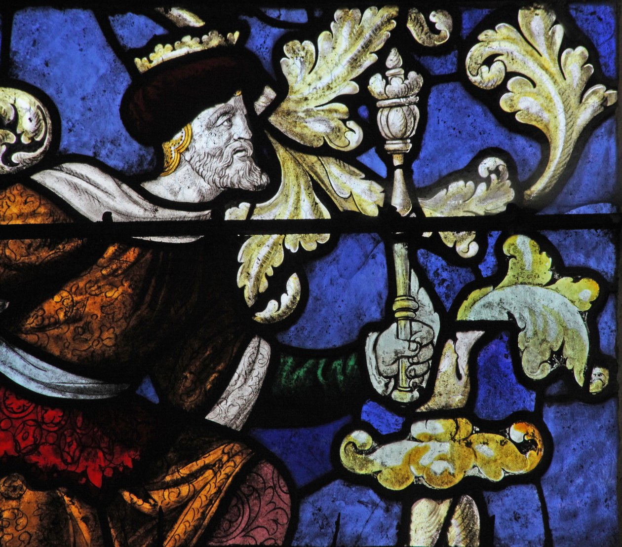 Fenster w11, ein König des Jessebaums von French School