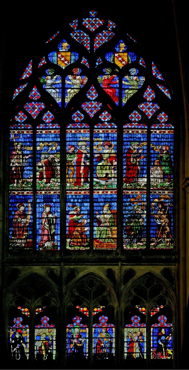 Fenster w127, St. Peter und St. Paul Fenster von French School