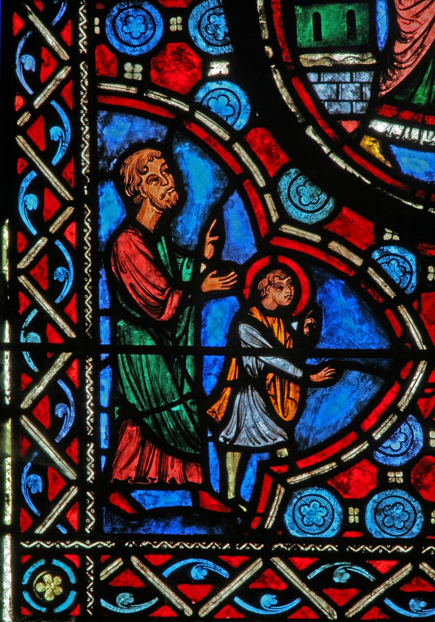 Fenster w1, Szene aus dem Leben des hl. Martin von French School