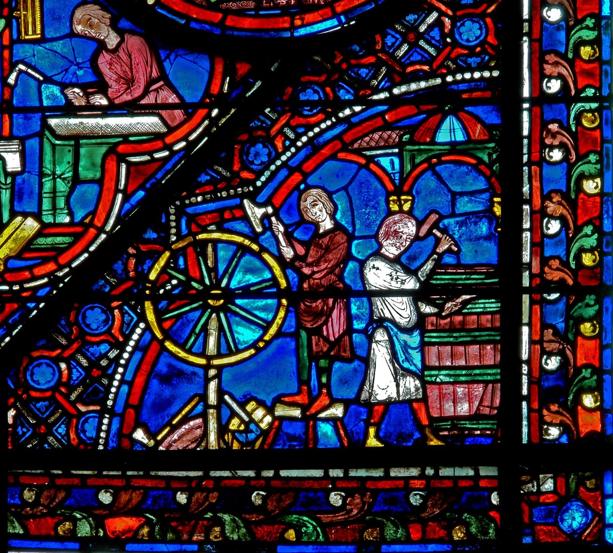 Fenster w21 mit Stiftern - Wagenbauer von French School