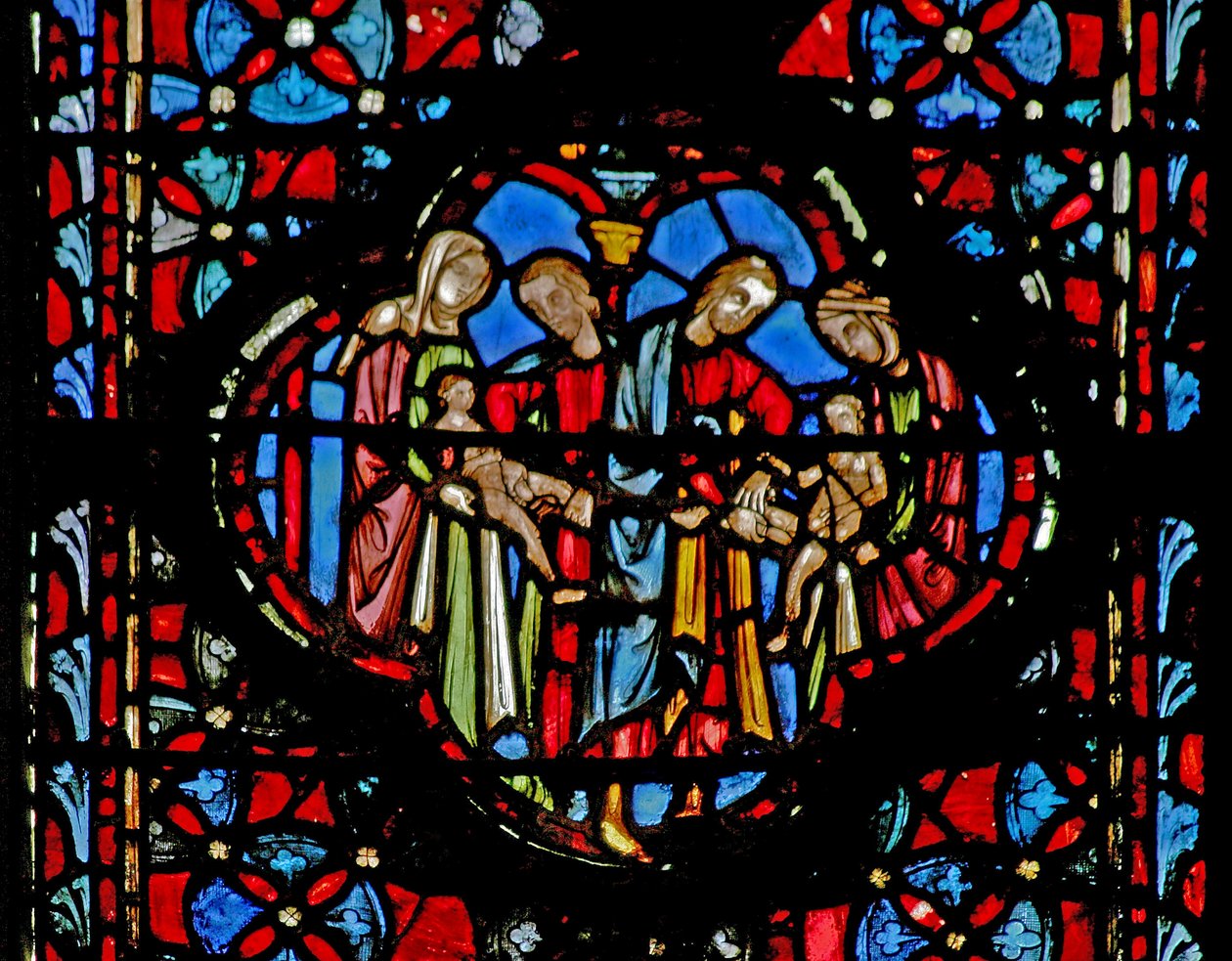Die Beschneidung des Volkes. Josua V 2-3 von French School