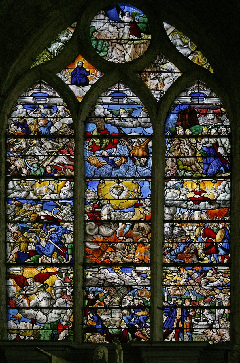 Fenster w5, Buch der Offenbarung des Johannes von French School