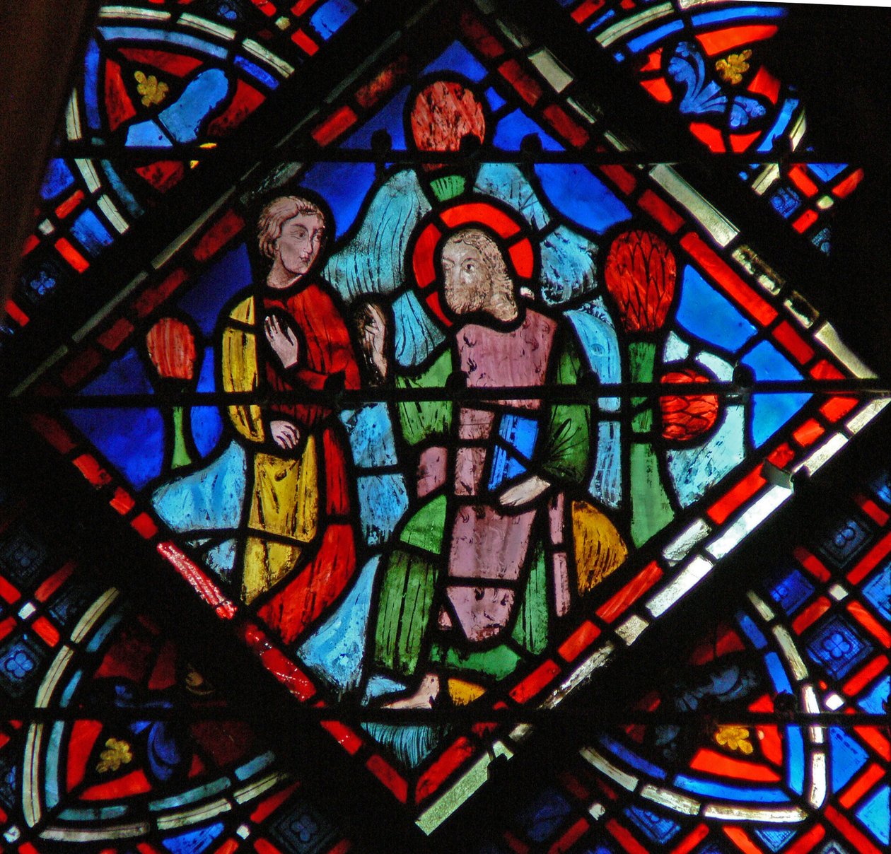 Johannes der Täufer: fragt Christus von French School