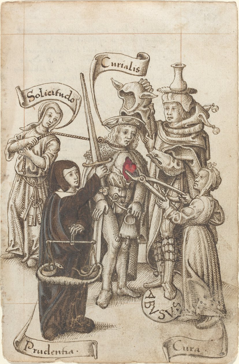 "Iss nicht dein Herz auf" [fol. 22 recto] von French early 16th Century