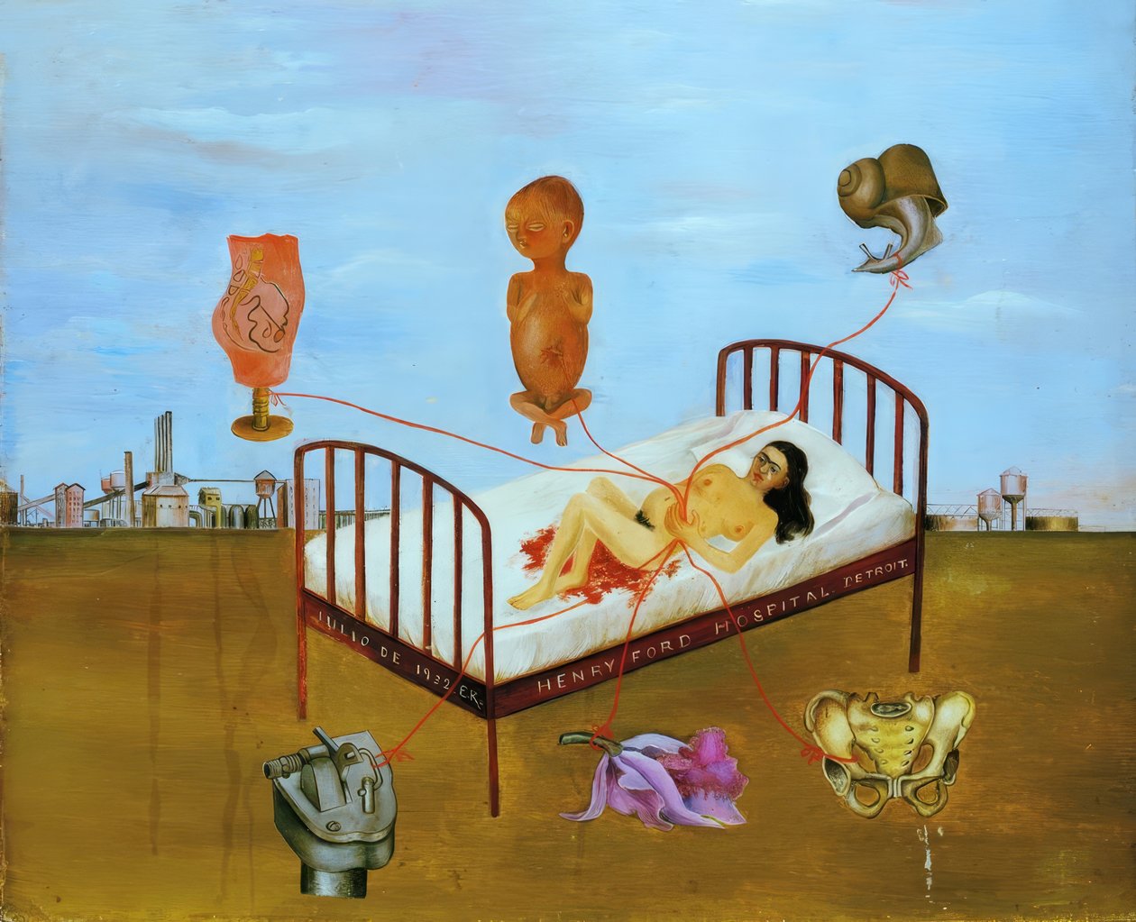 Henry Ford Krankenhaus oder Das fliegende Bett von Frida Kahlo
