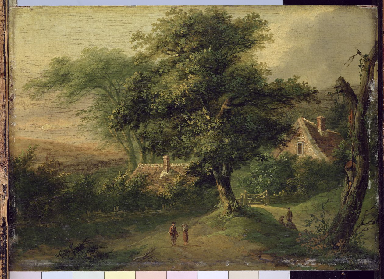 Landschaft, 1827 von Friedrich Rosenberg