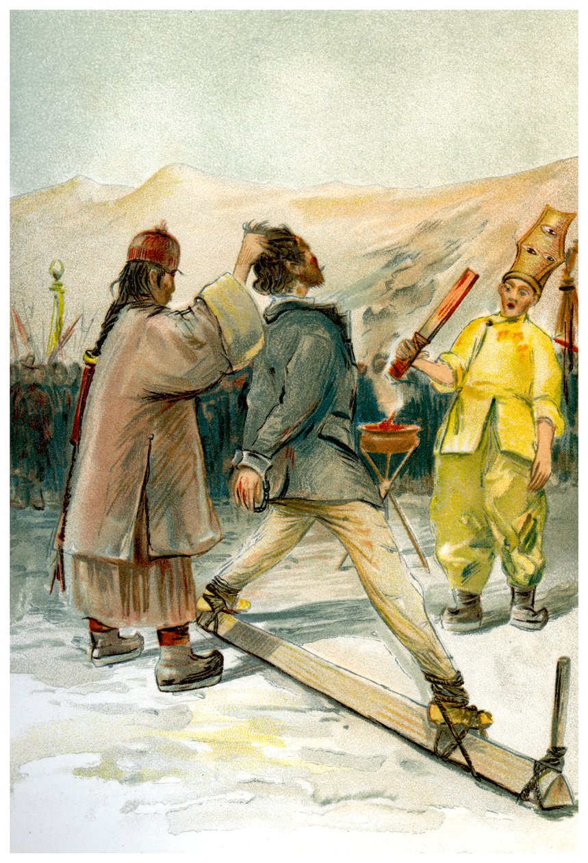 Die heiße Eisenfolter, 1898 von Friedrich Arnold Brockhaus