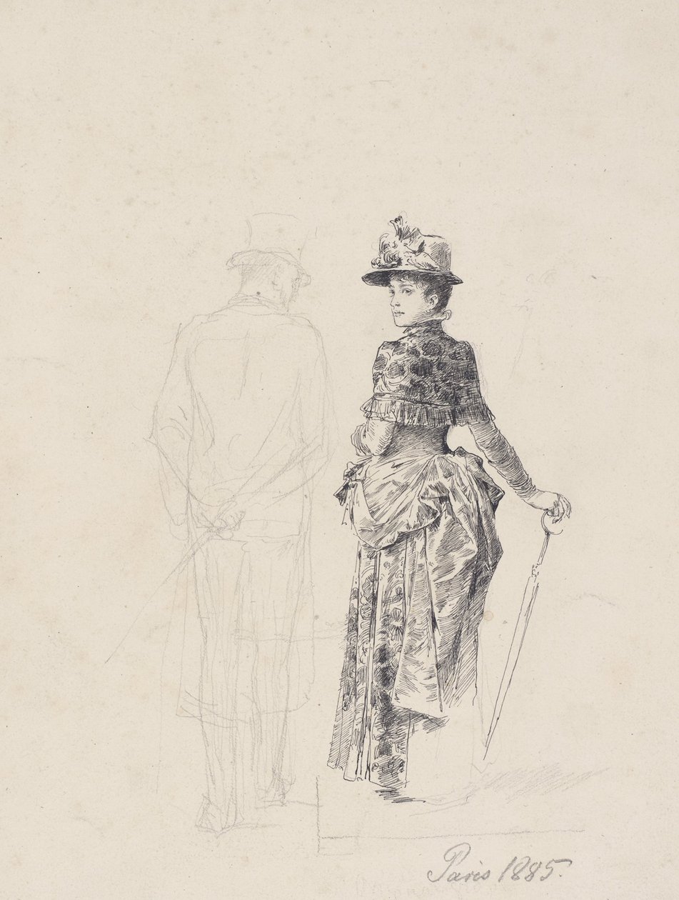 Paris 1885 von Friedrich August von Kaulbach