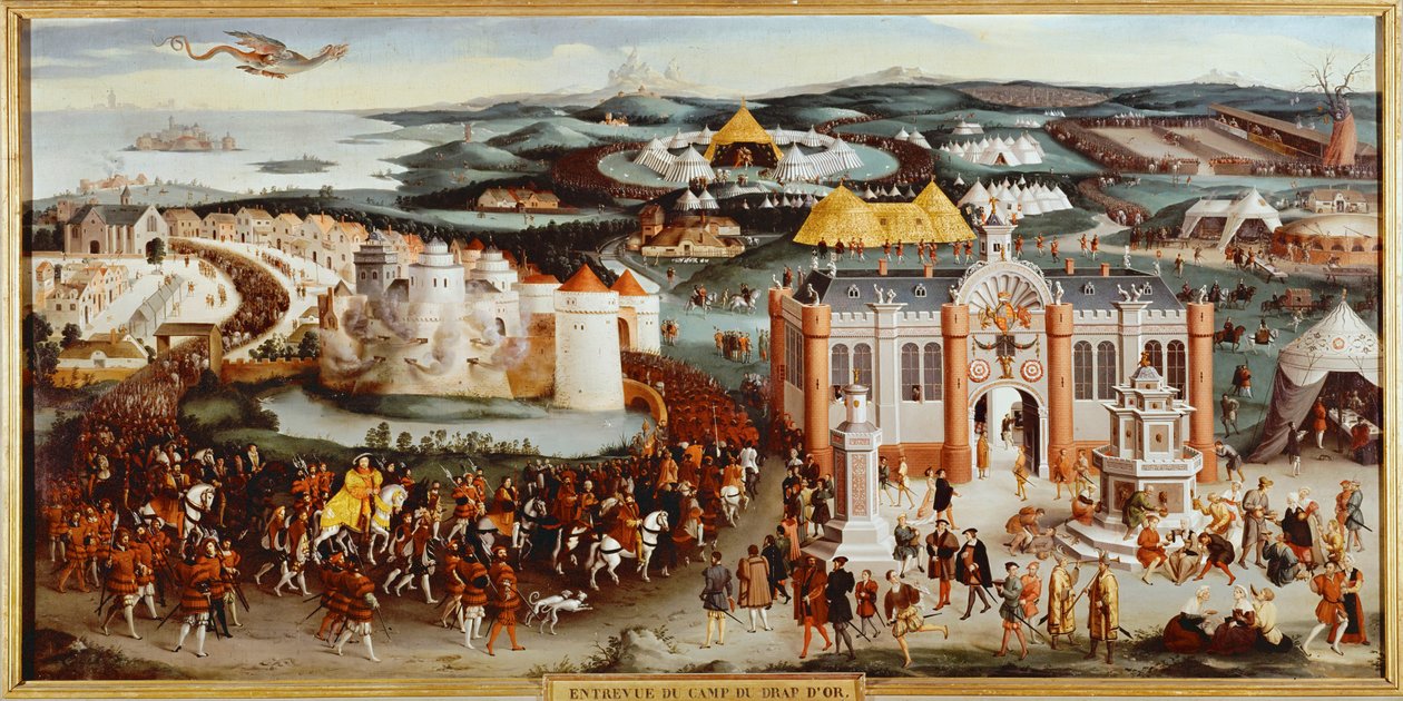 Treffen von Franz I. von Frankreich und Heinrich VIII. von England am Camp du Drap d