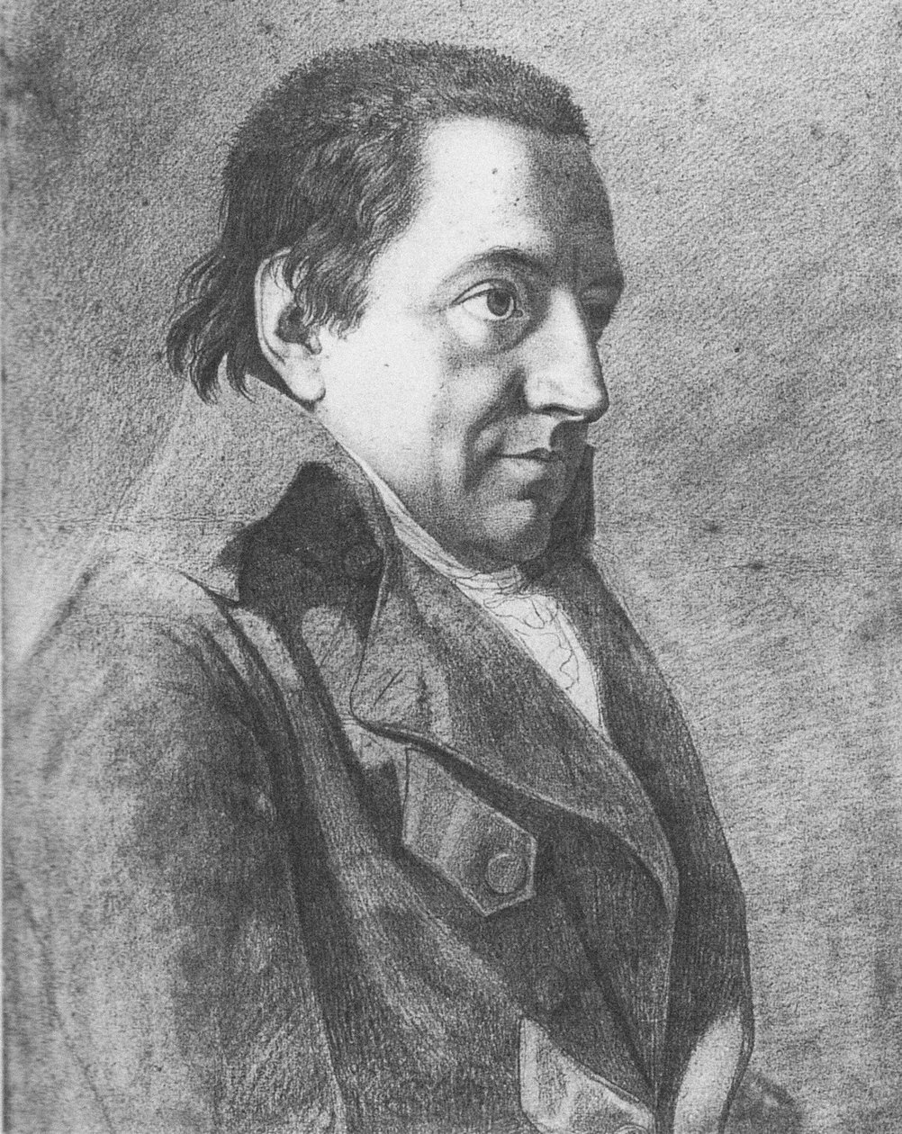 Porträt von Johann Gottlieb Fichte 1762-1814, ca. 1800 von Johann Friedrich Bury