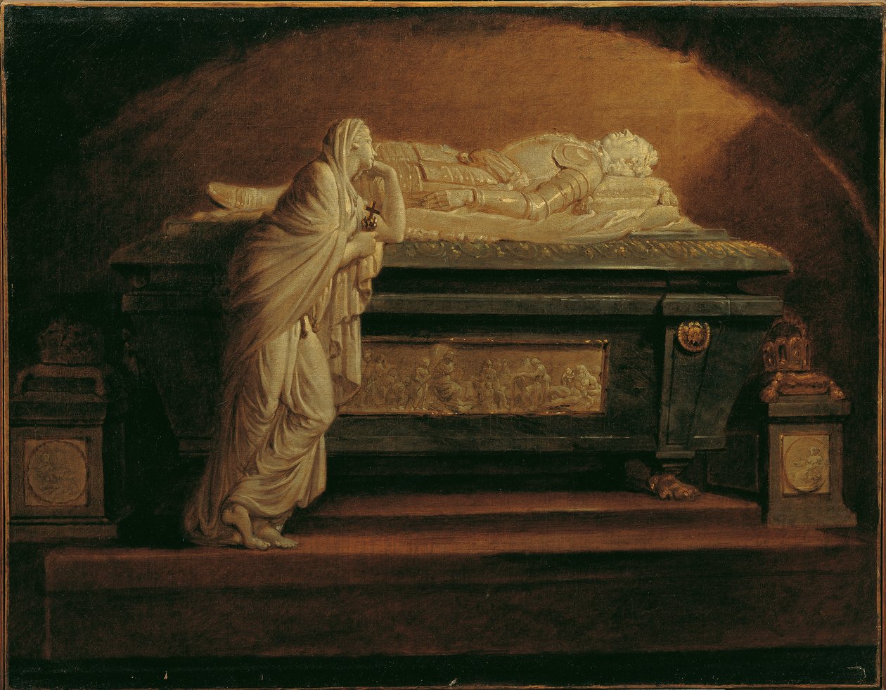 Das Grabmal Kaiser Leopolds II. von Franz Anton Zauner in der Augustinerkirche von Friedrich Heinrich Fuger
