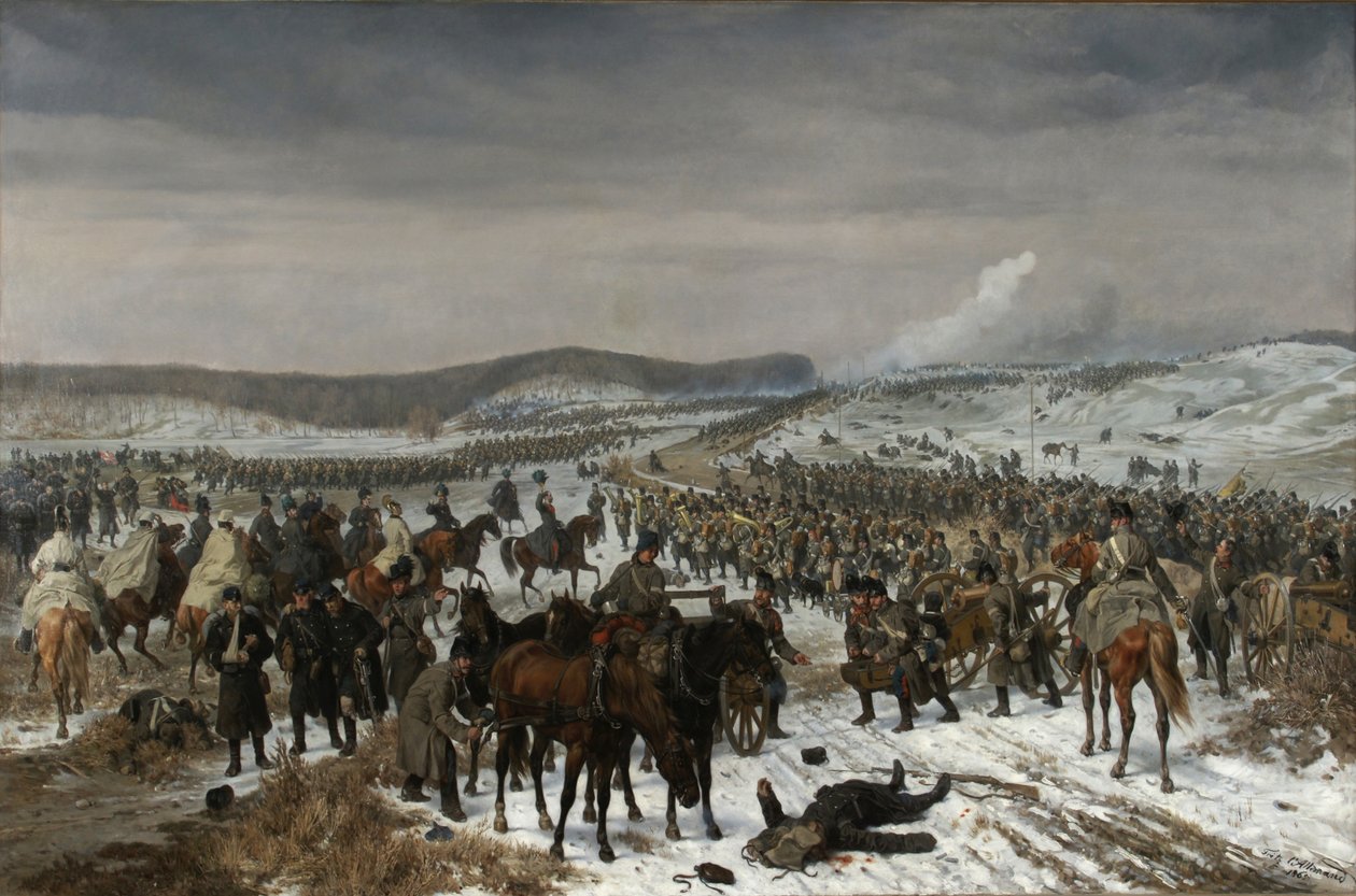 Die Schlacht bei Oeversee am 6. Februar 1864 von Fritz L