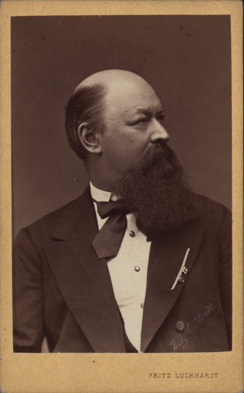 Porträt des Komponisten Franz von Suppè 1819-1895, ca. 1880 von Fritz Luckhardt