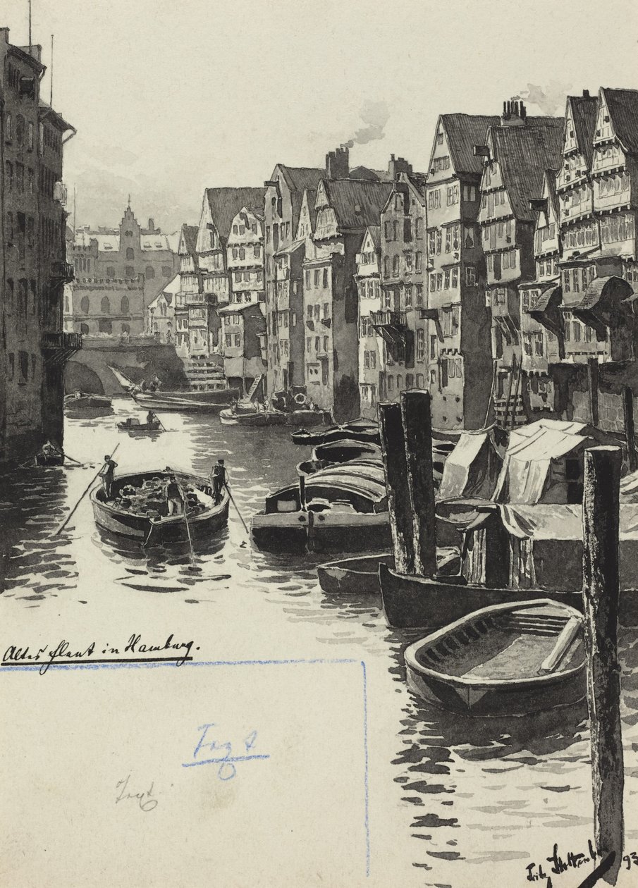 Altes Fleet von Fritz Stoltenberg