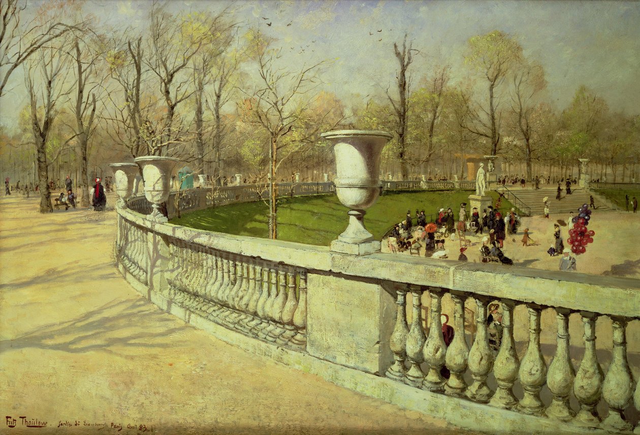Jardin du Luxembourg, 1883 von Frits Thaulow