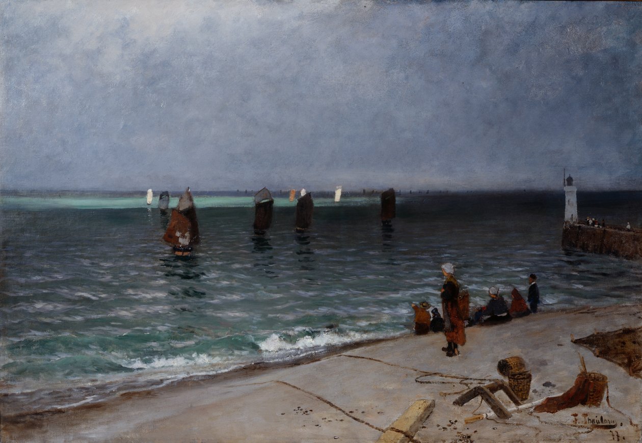 Makrelenfischer von Fritz Thaulow
