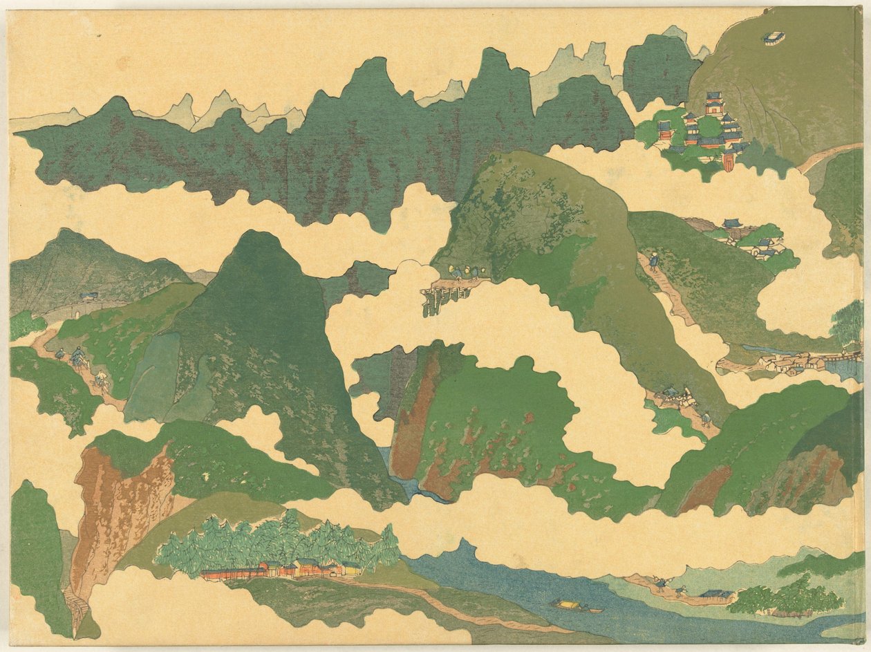 Der Gelbe Fluss Teil von Fukuda Bisen