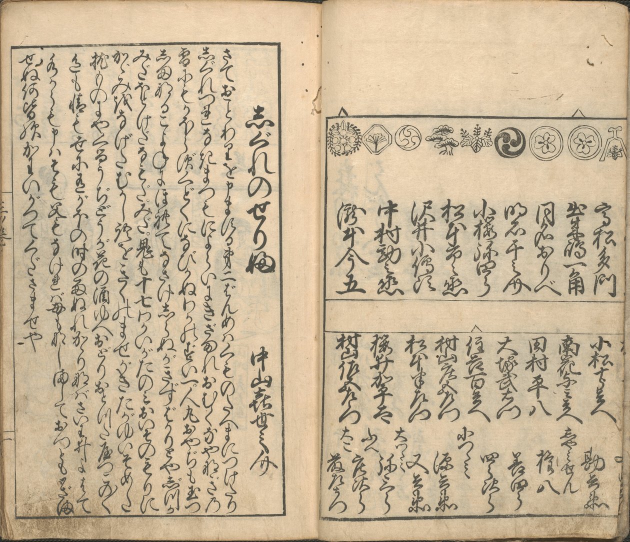 Sammlung von Bildern der Schauspieler in den vier Theatern, Band 2 von Furuyama Moroshige