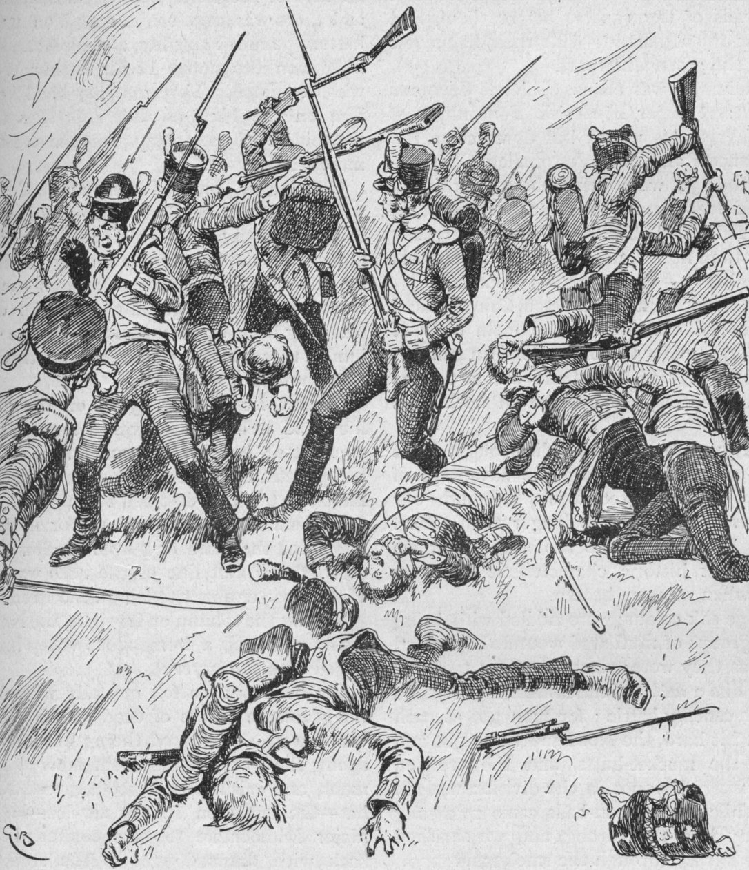 Alle Formation war verloren, und jeder Mann kämpfte für sich selbst, 1902 von GB