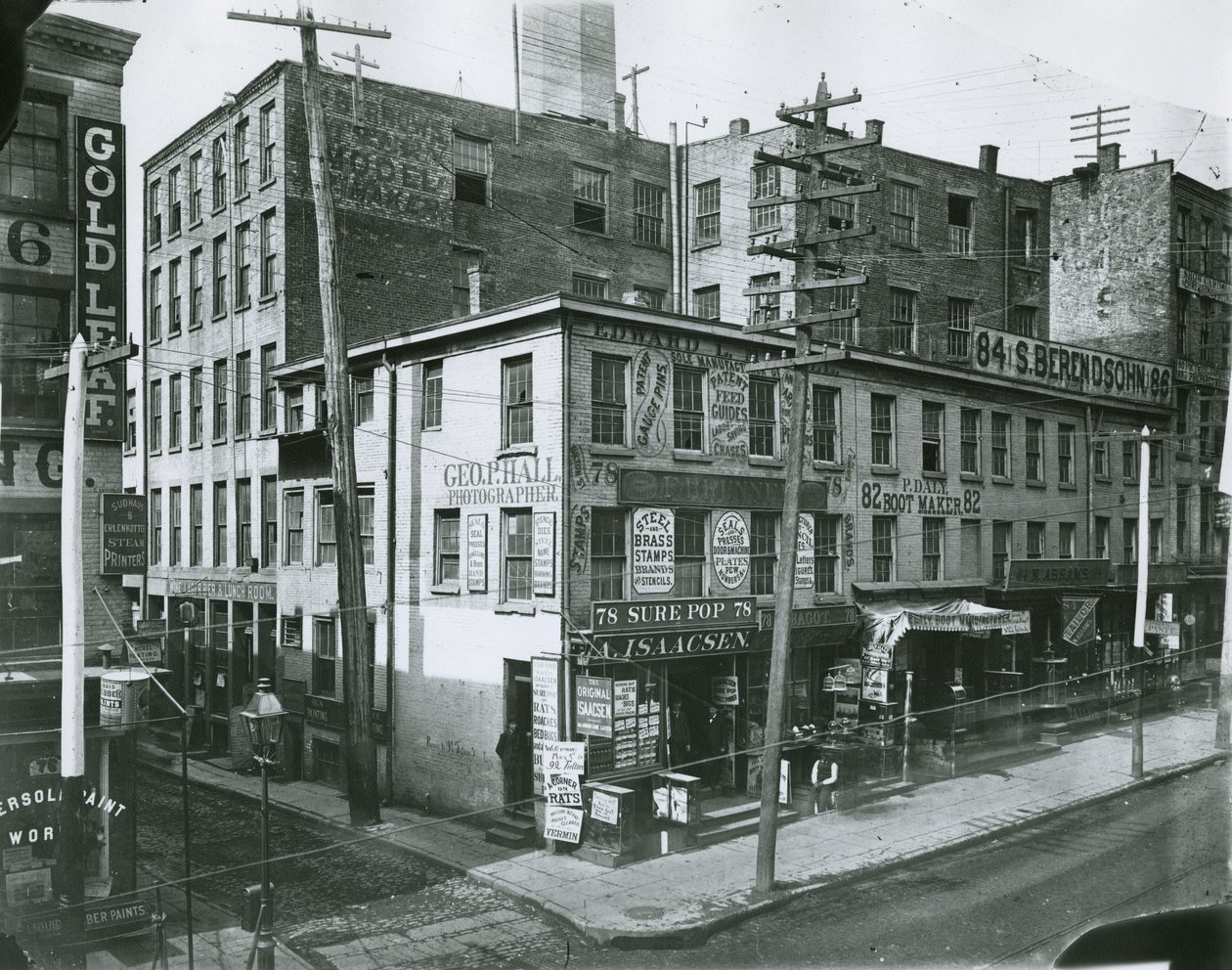 78 bis 86 Fulton Street, New York City von G.P. Hall und Sohn