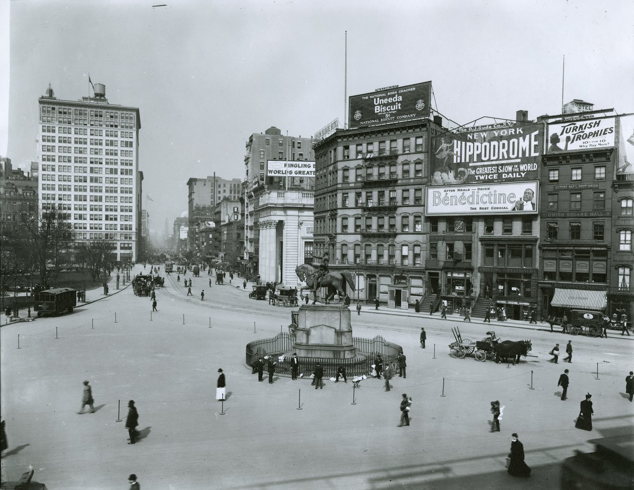 Union Square und Fourth Avenue, New York City von G.P. Hall und Sohn