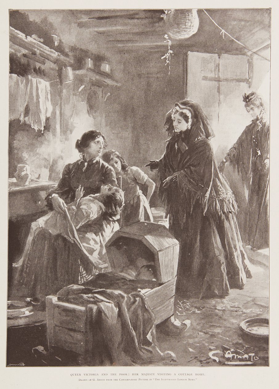 Königin Victoria und die Armen von G.S. (after) Amato
