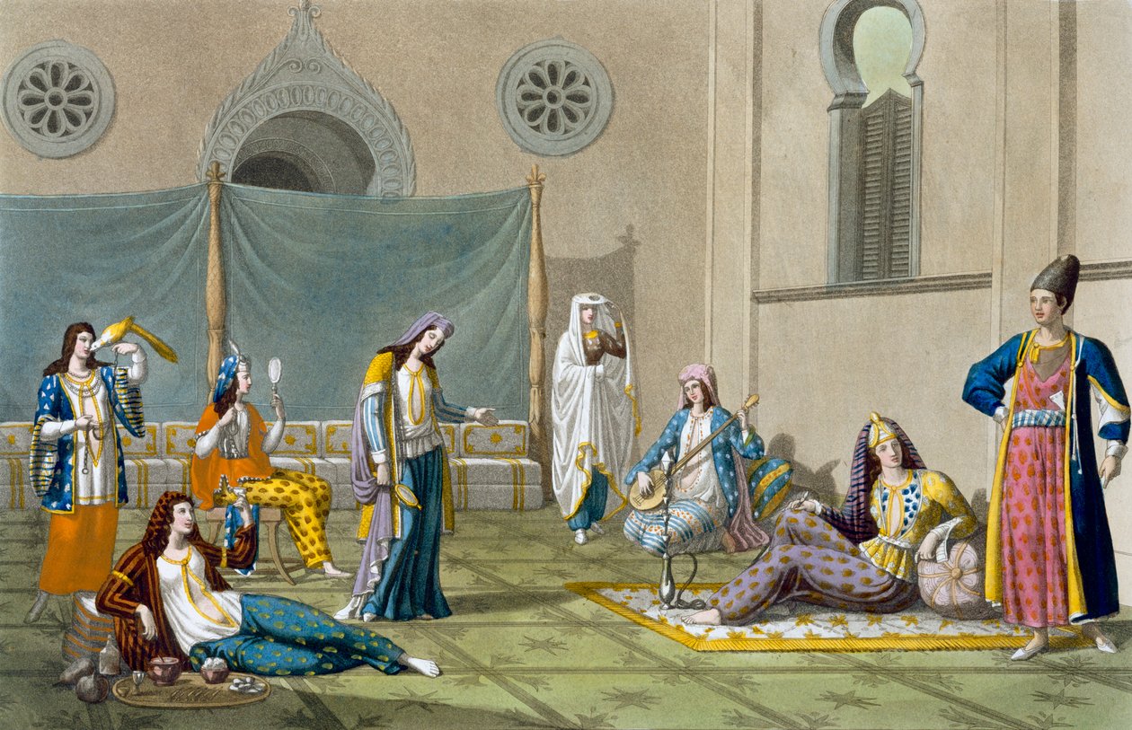Ein persischer Harem, aus 
