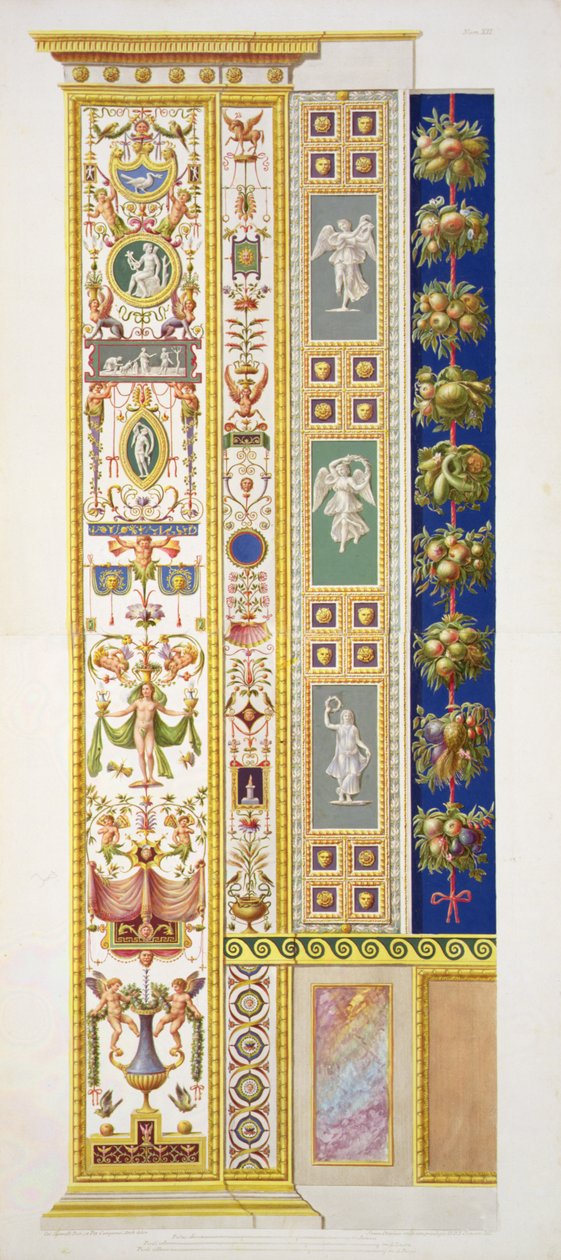 Panel aus der Raphael-Loggia im Vatikan, aus 