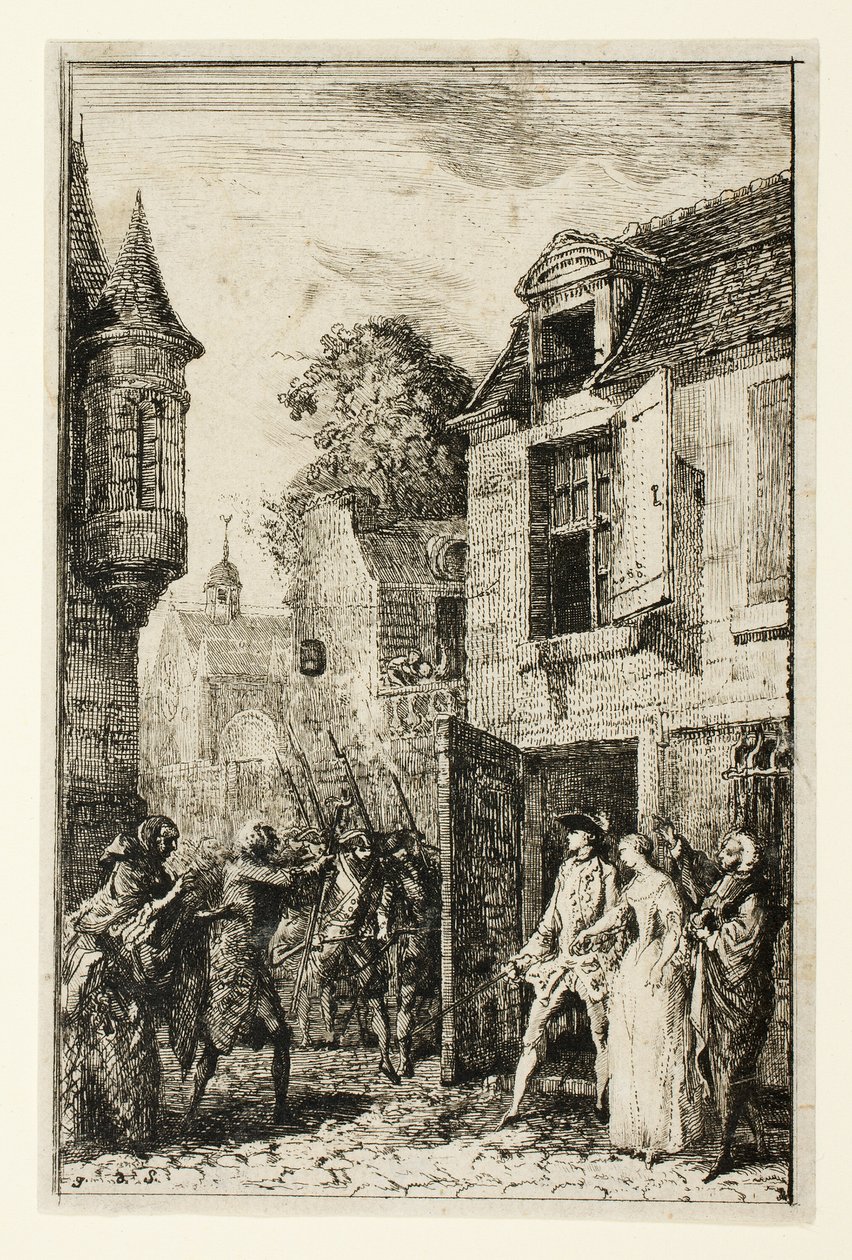 Man denkt überhaupt nicht daran von Gabriel Jacques de Saint Aubin