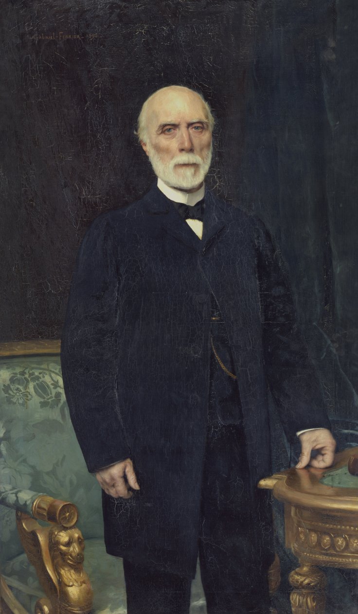 Charles-Louis de Saulces de Freycinet (1828-1923) 1894 von Gabriel Joseph Marie Augustin Ferrier
