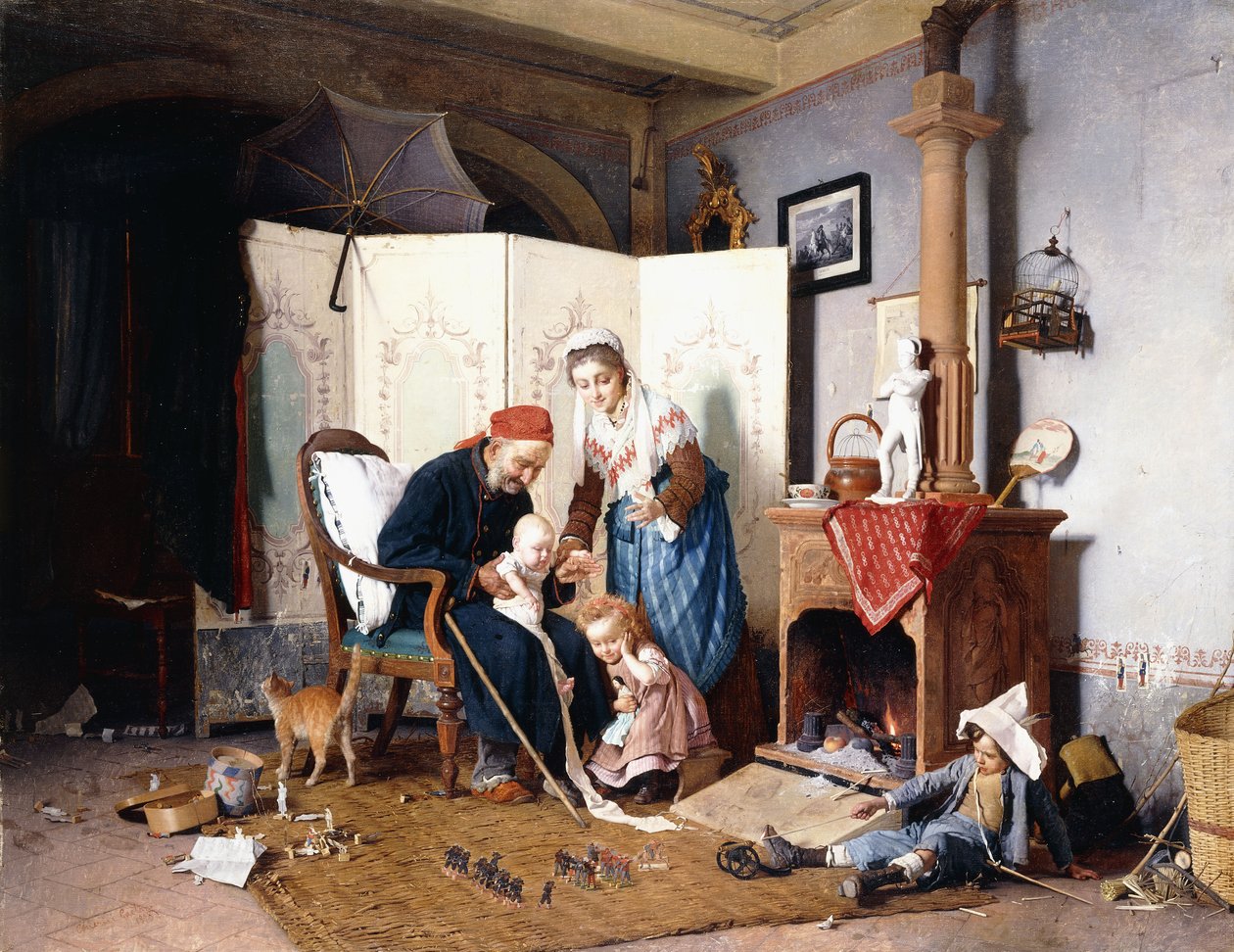 Der Veteran, 1878 von Gaetano Chierici